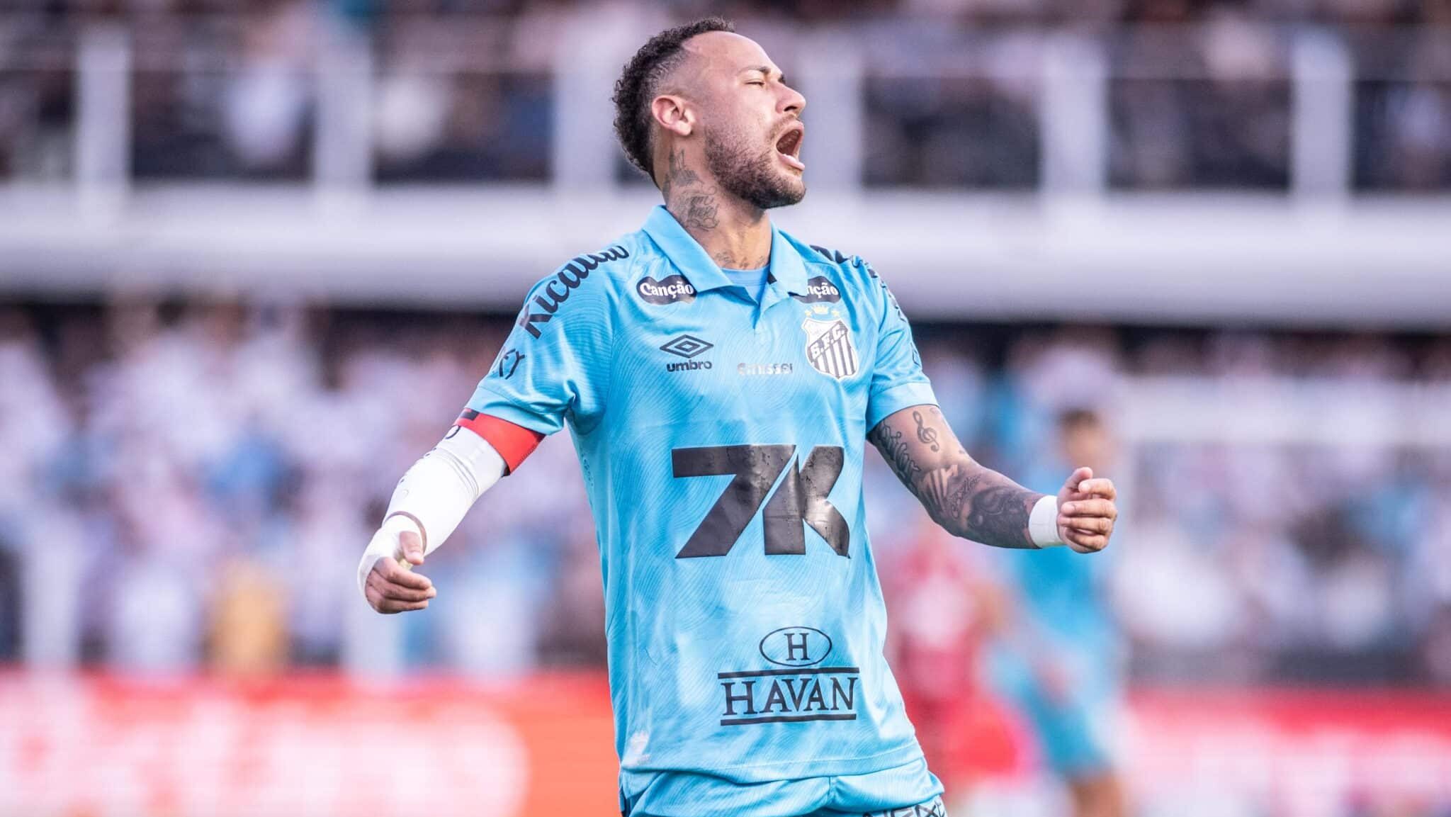 Neymar expulso contra o Botafogo