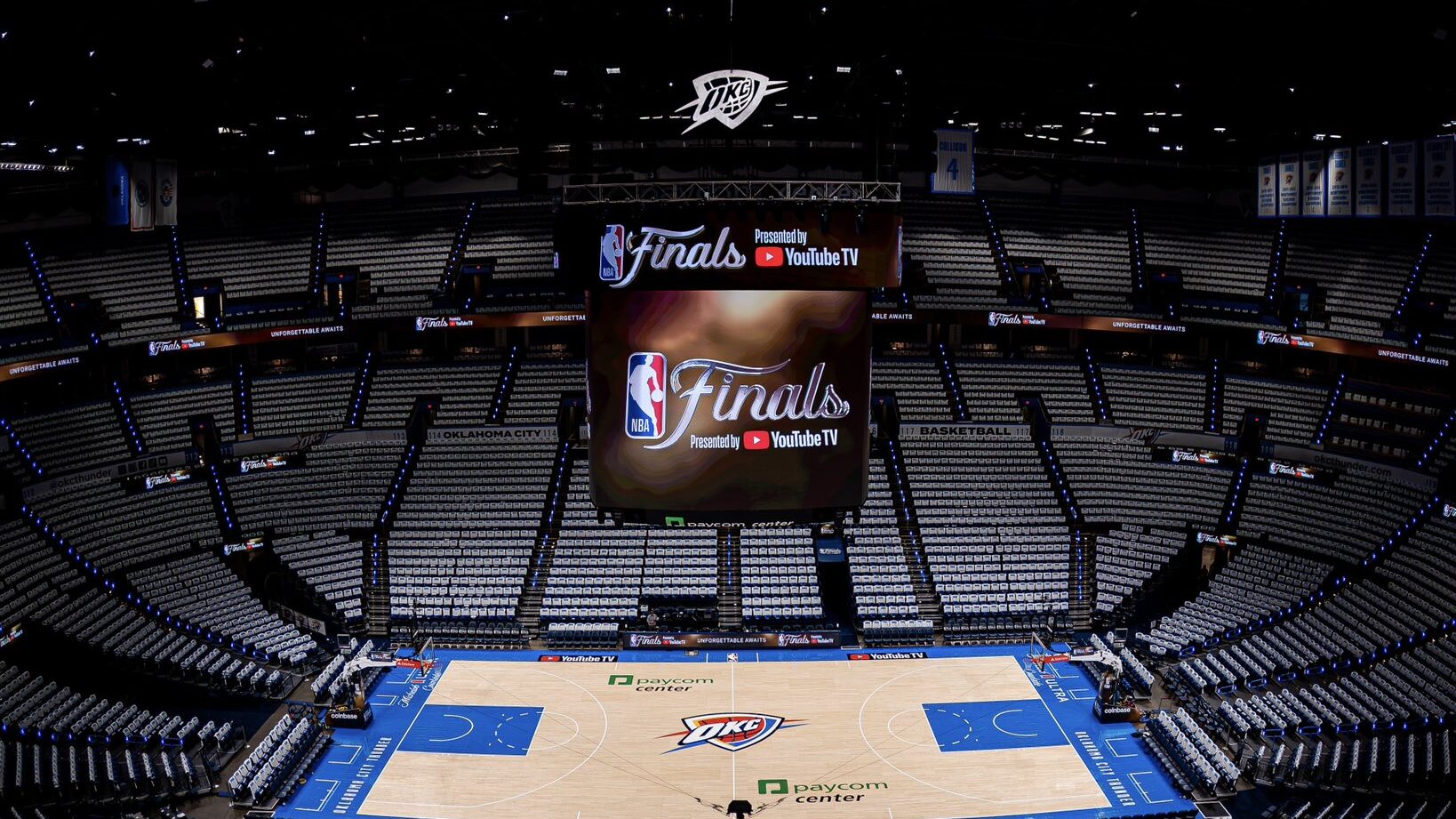 Ginásio do Oklahoma City Thunder pras Finais da NBA