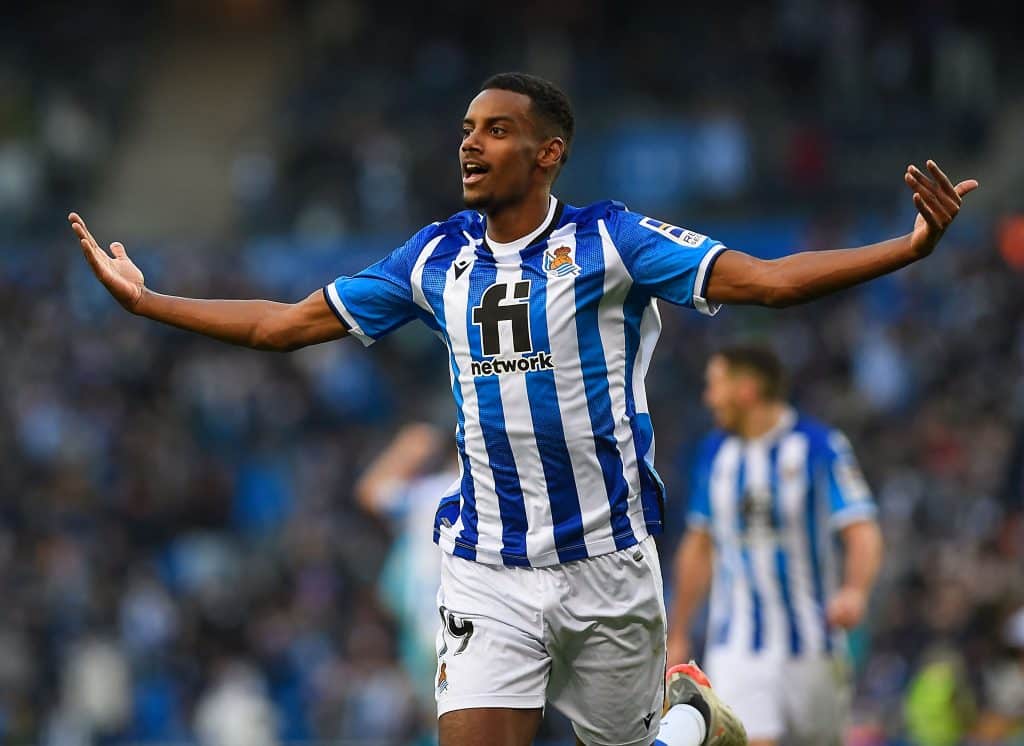 Alexander Isak pela Real Sociedad