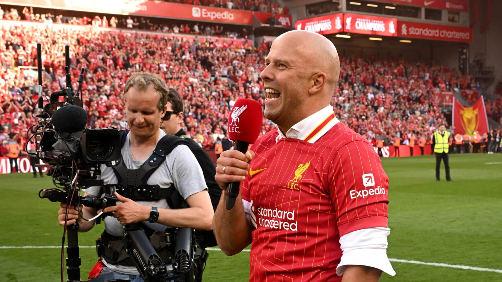 Arne Slot, treinador do Liverpool