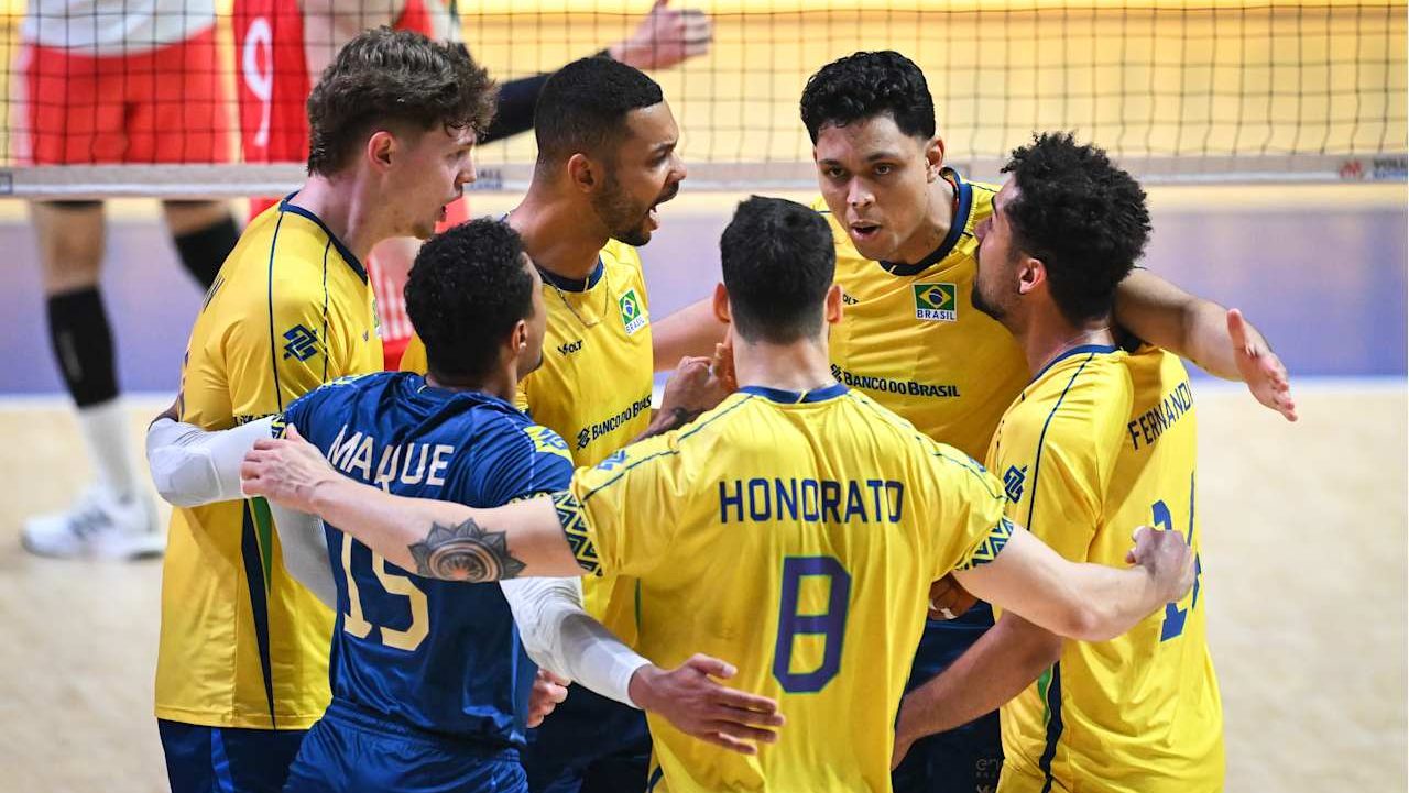 Brasil venceu a China nas quartas de final da Liga das Nações de Vôlei - Divulgação / FIVB