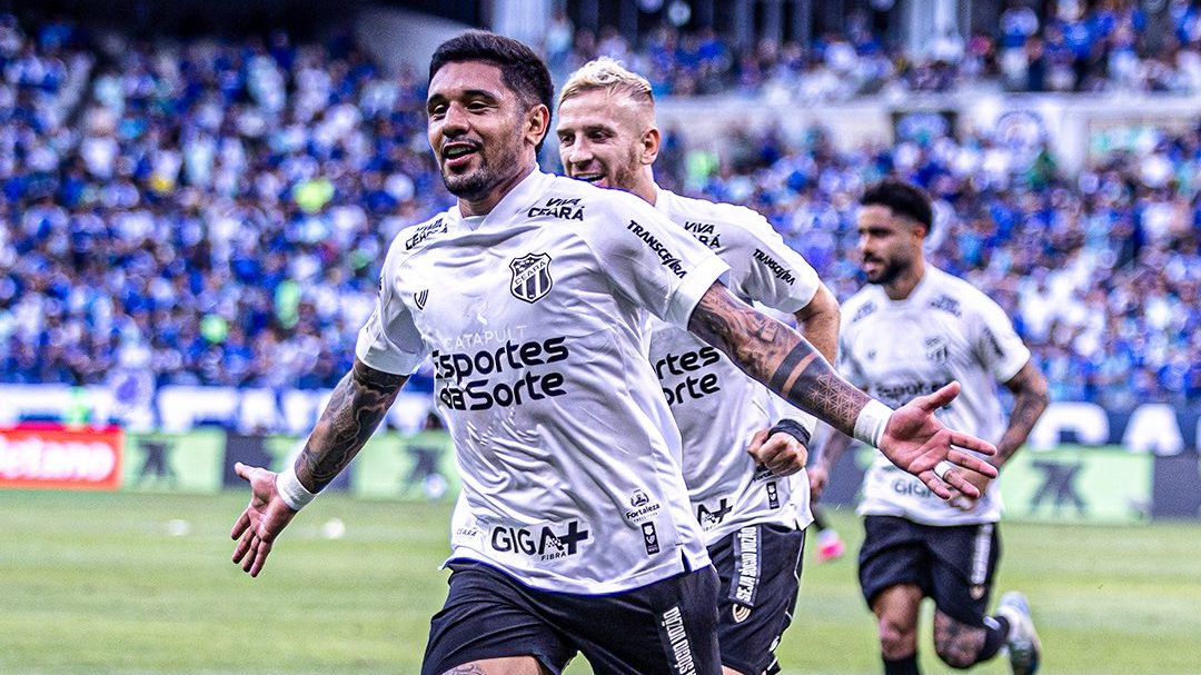 Galeano foi o autor dos dois gols da vitória do Ceará sobre o Cruzeiro - Felipe Santos / Ceará SC