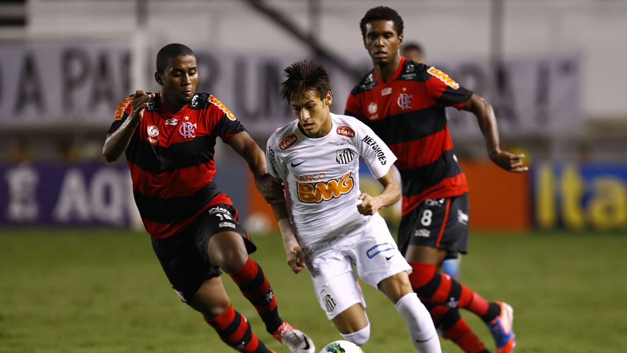 Neymar em Santos x Flamengo em 2012