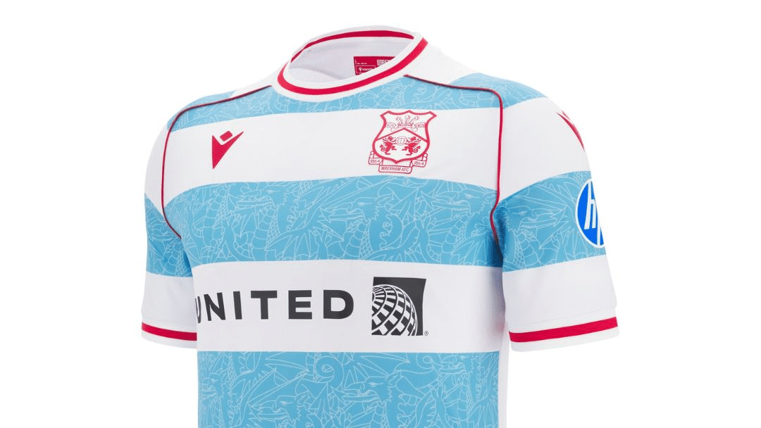Novo uniforme do Wrexham para a próxima temporada - Reprodução / Site oficial do Wrexham