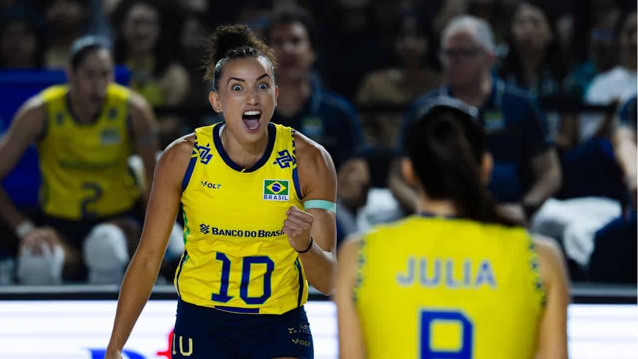 Gabi pelo Brasil no Mundial de Vôlei