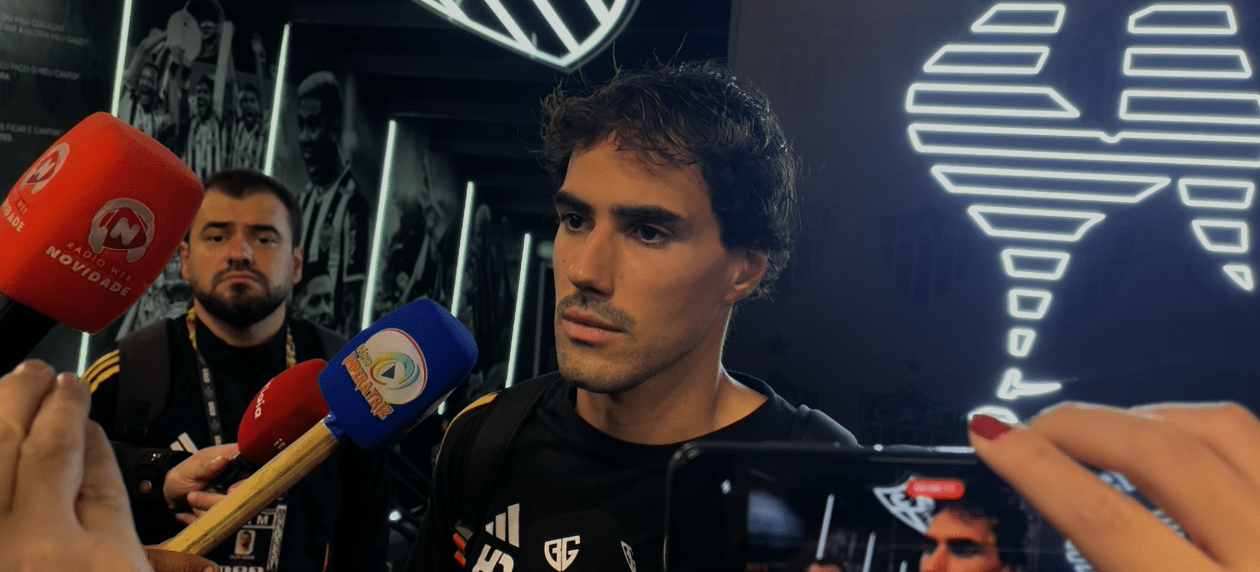 Igor Gomes na zona mista depois de Atlético-MG x Flamengo pela Copa do Brasil