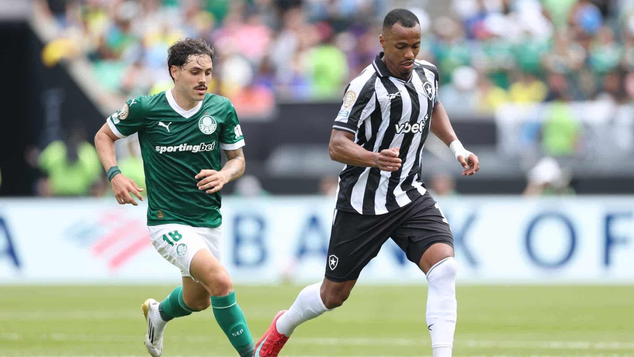 Marlon Freitas e Maurício em Botafogo x Palmeiras