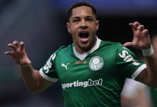 Vitor Roque foi o autor do gol da virada do Palmeiras sobre o Ceará - Ettore Chiereguini/ Agif/Gazeta Press