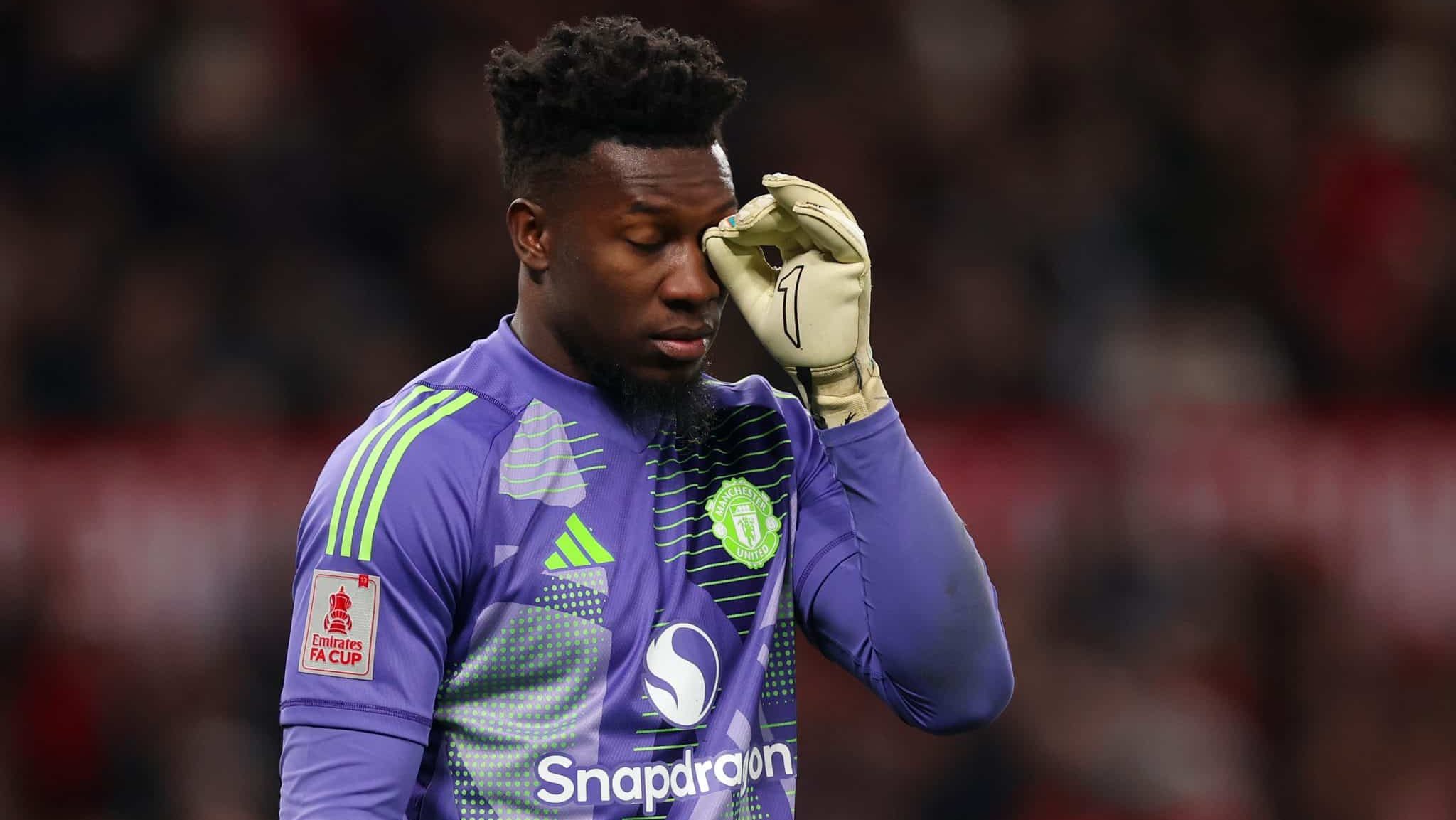 André Onana em ação pelo Manchester United