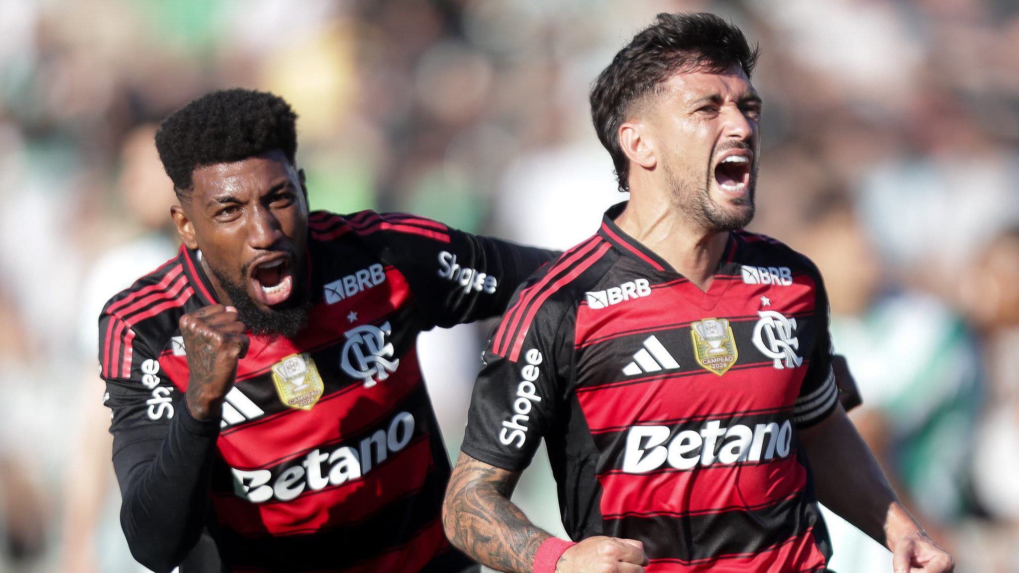 Emerson Royal e Arrascaeta marcaram para o Flamengo contra o Juventude