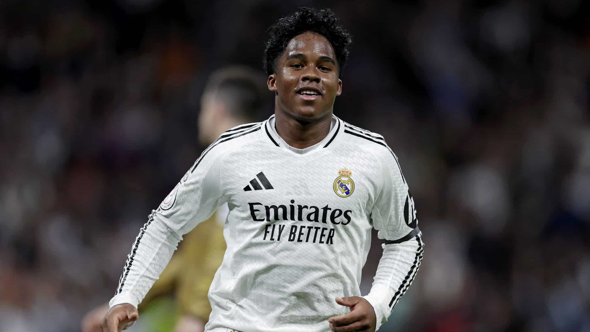 Endrick em ação pelo Real Madrid