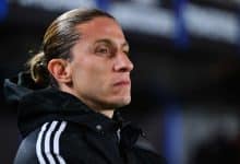 Filipe Luís em ação pelo Flamengo