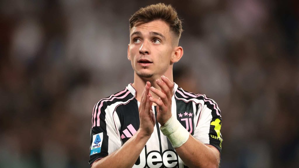 Francisco Conceição em ação pela Juventus no Campeonato Italiano