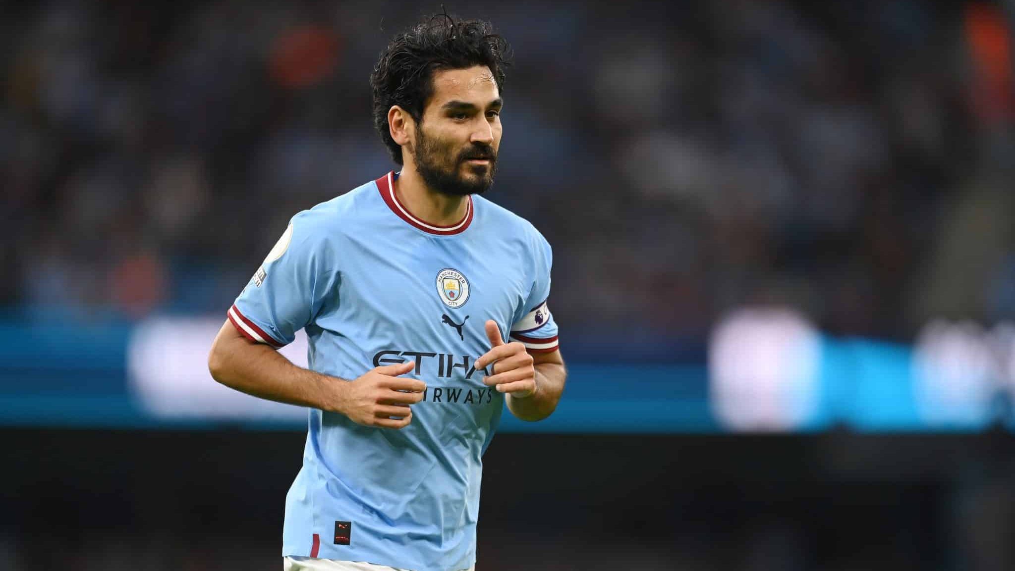 Gundogan em ação pelo Manchester City