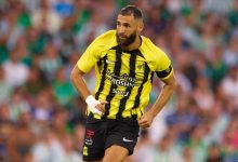 Karim Benzema em ação pelo Al-Ittihad