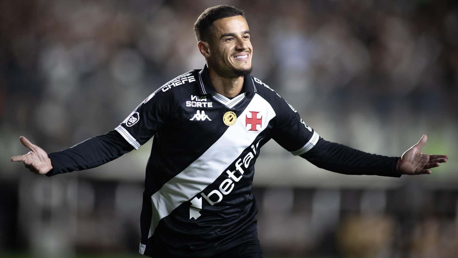 Philippe Coutinho em ação pelo Vasco