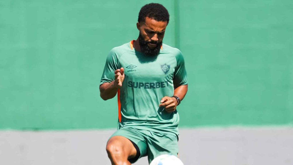 Samuel Xavier em treinamento pelo Fluminense - Marina Garcia / Fluminense FC