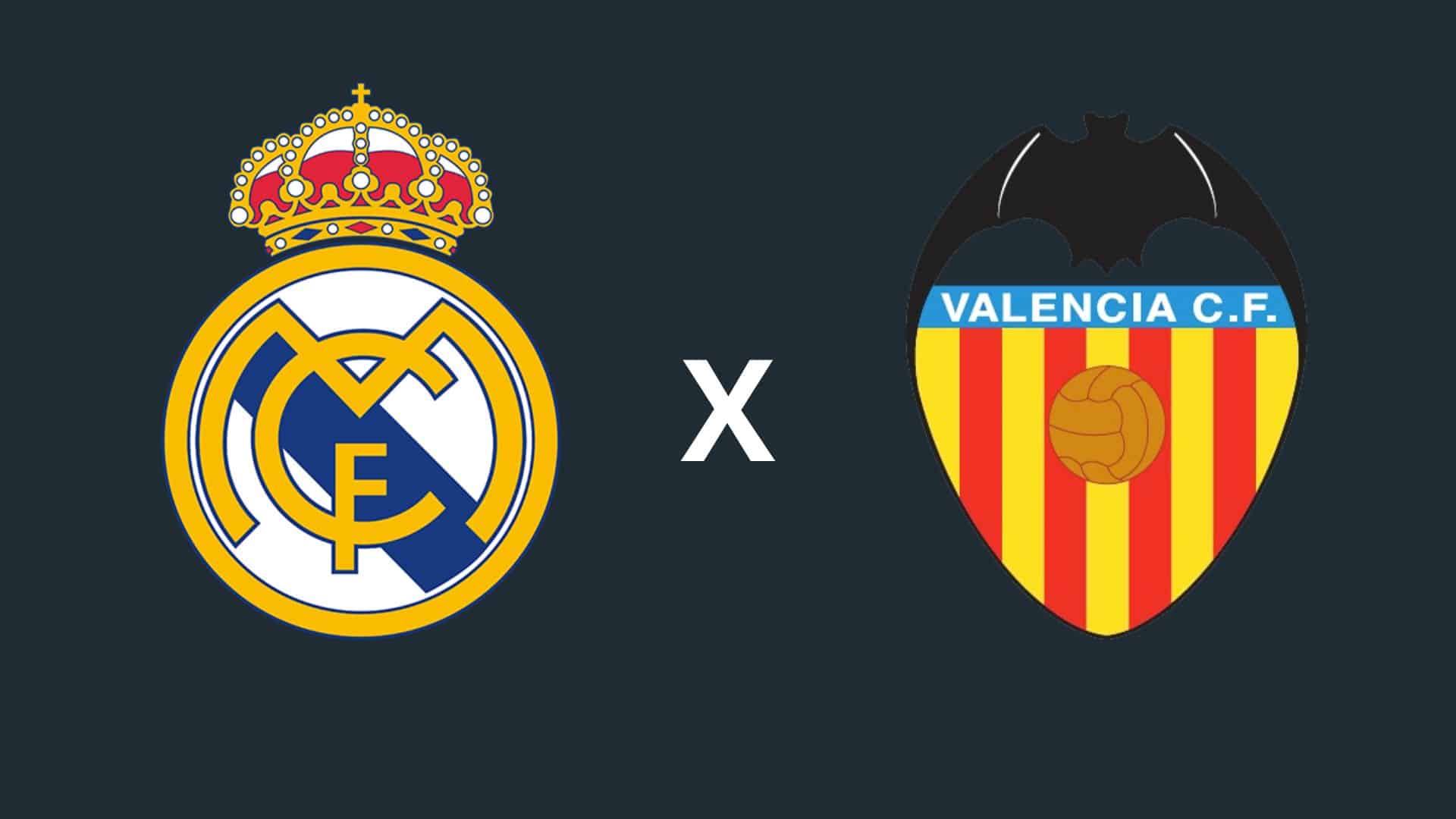 escudos de Real Madrid e Valencia