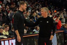 Tiago Splitter e Steve Kerr