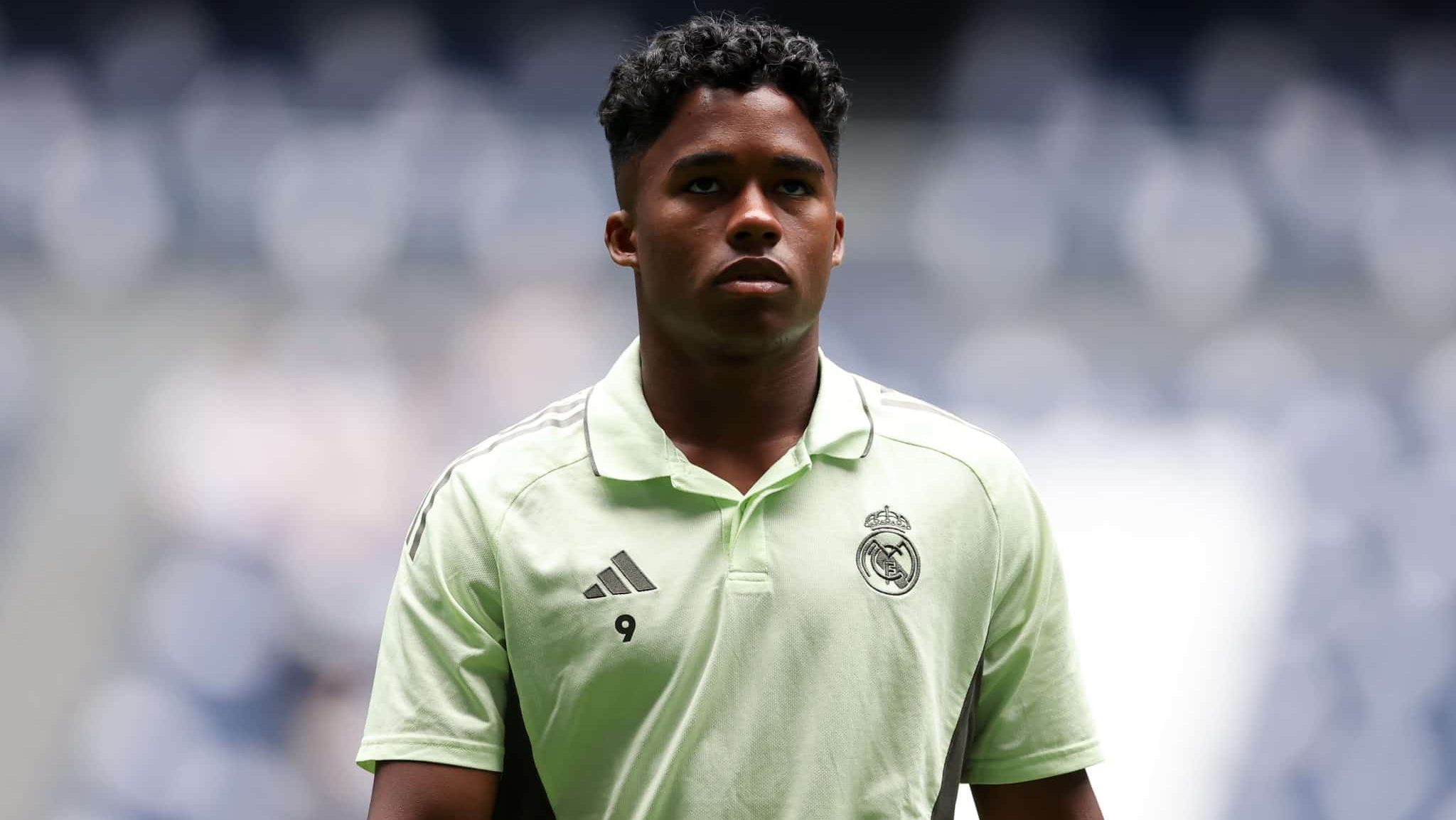 Endrick ainda não entrou em campo pelo Real Madrid na temporada