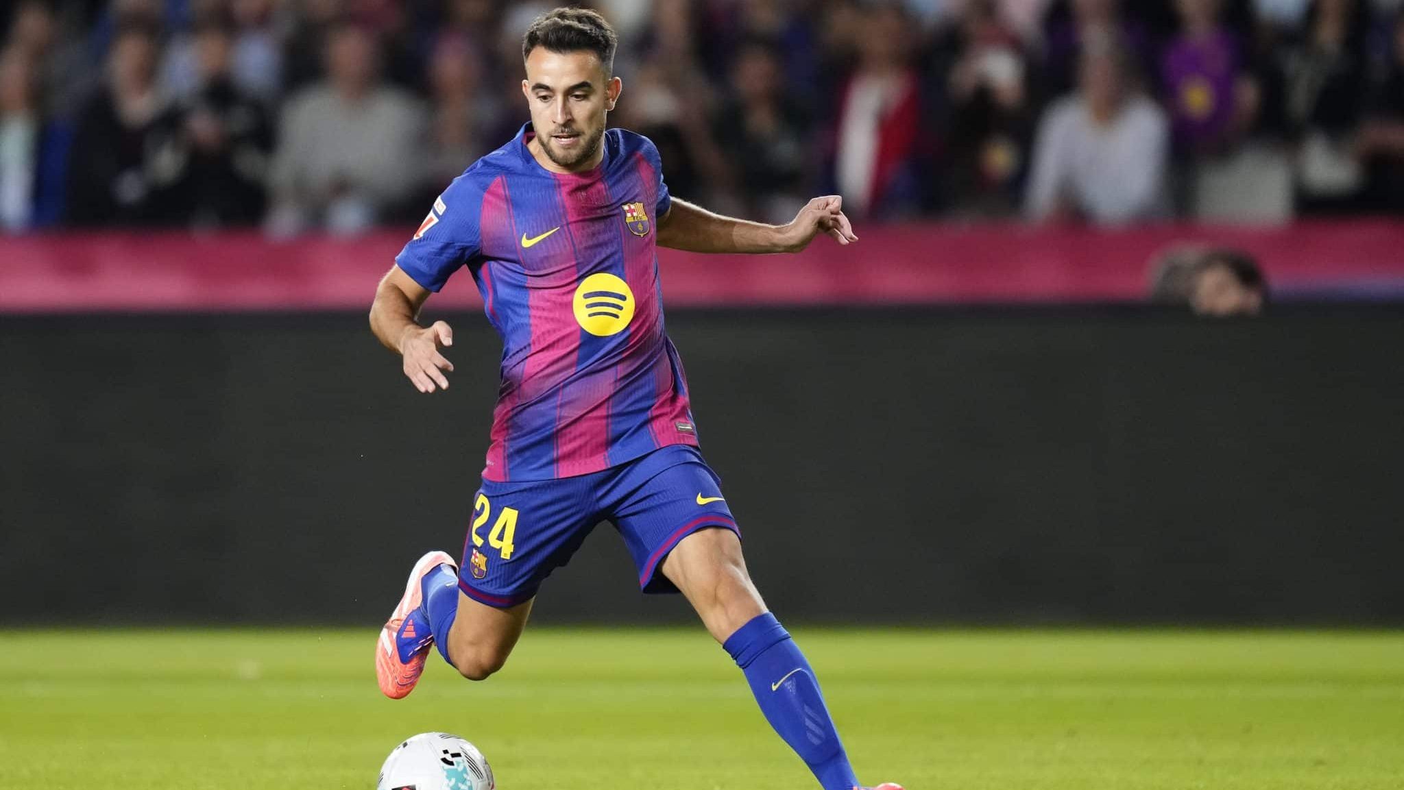 Eric García em ação pelo Barcelona