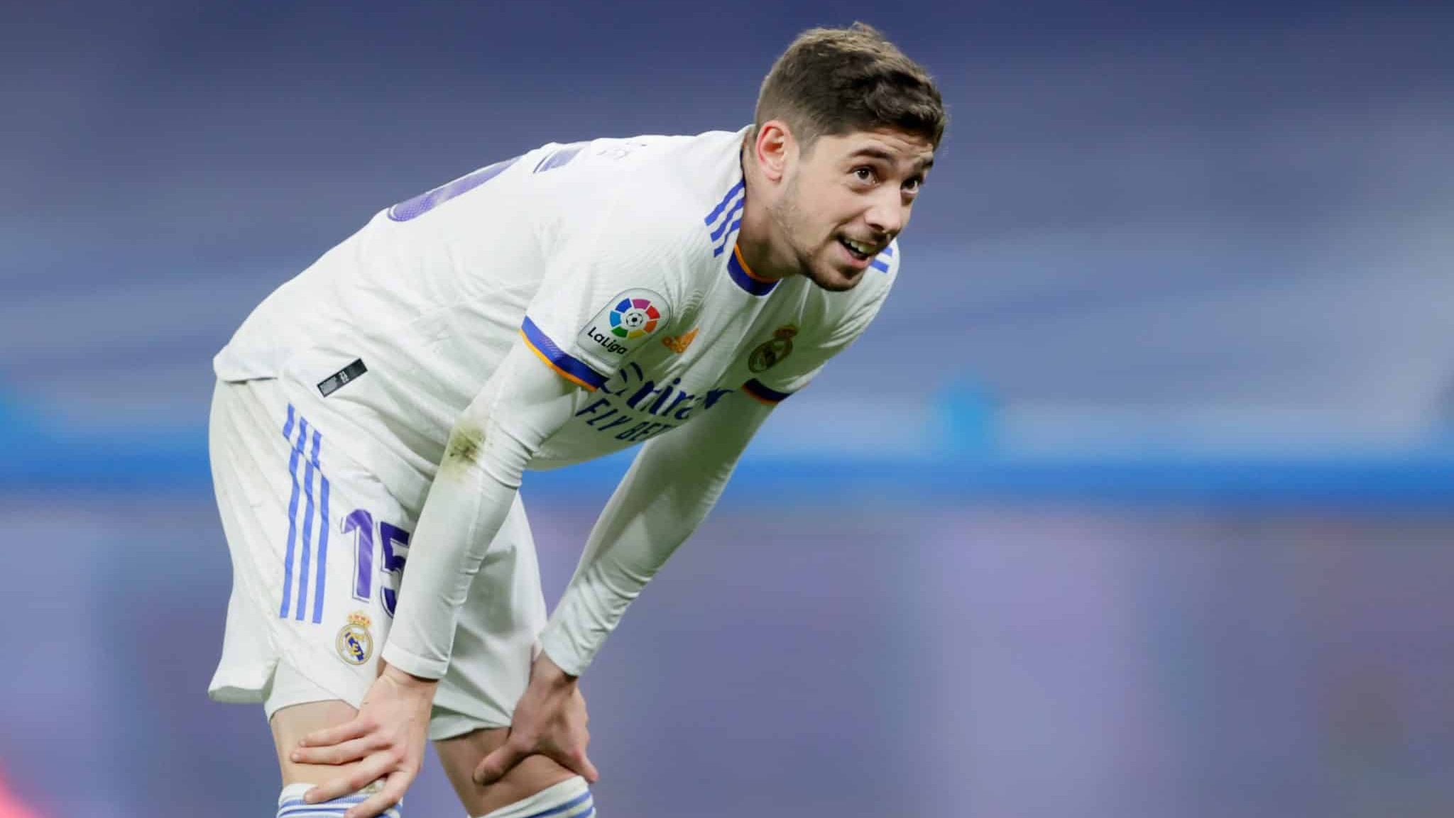 Valverde em ação pelo Real Madrid