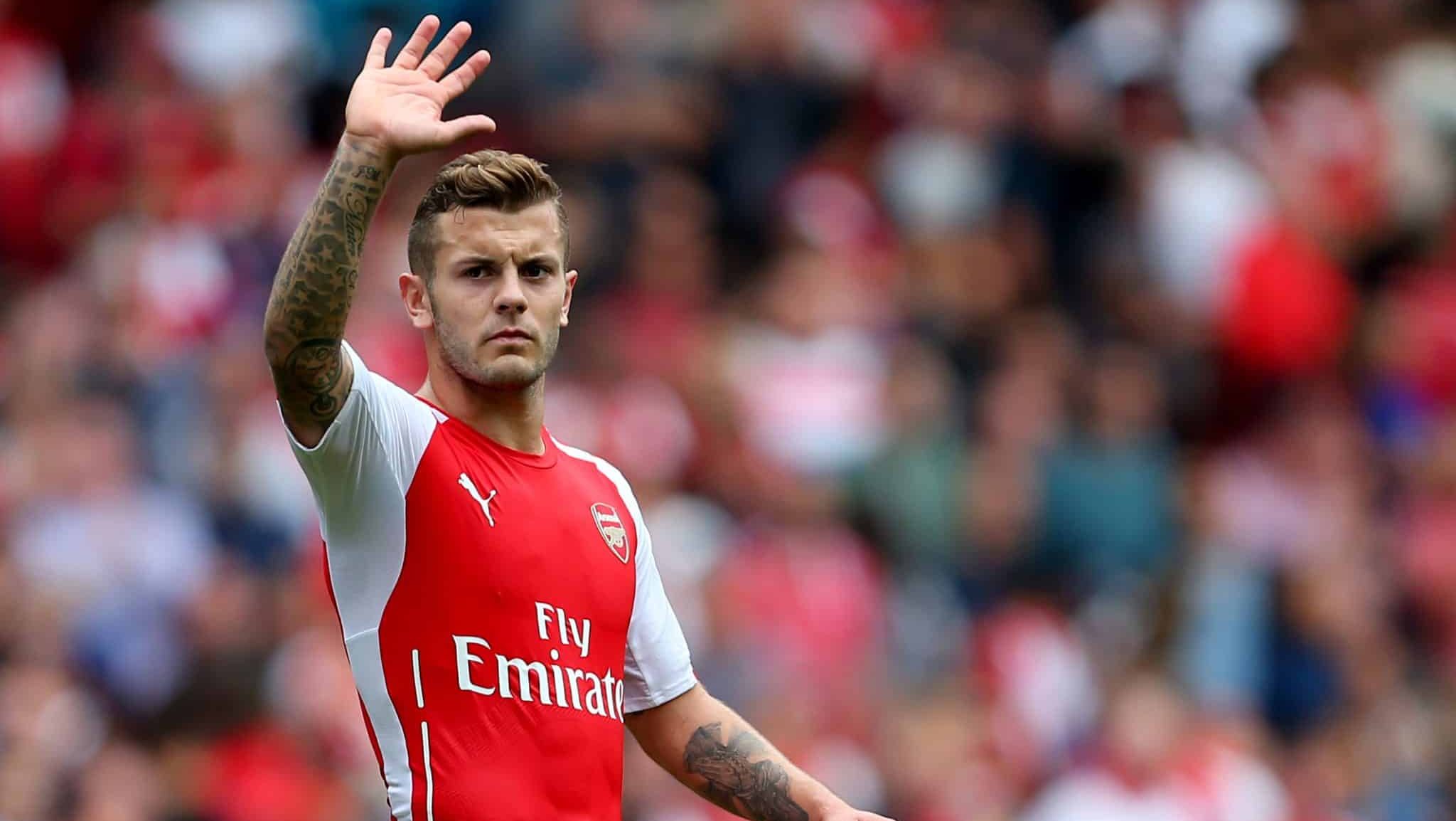 Jack Wilshere em ação pelo Arsenal