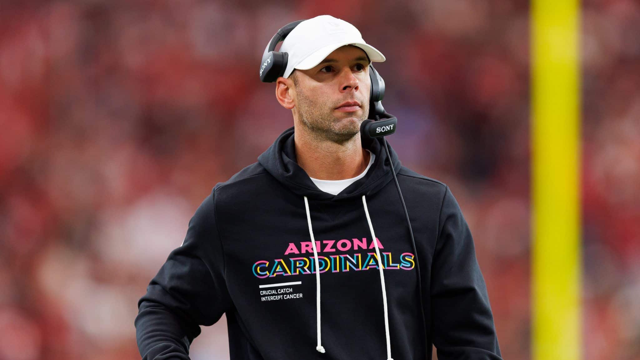Jonathan Gannon, técnico do Arizona Cardinals na NFL