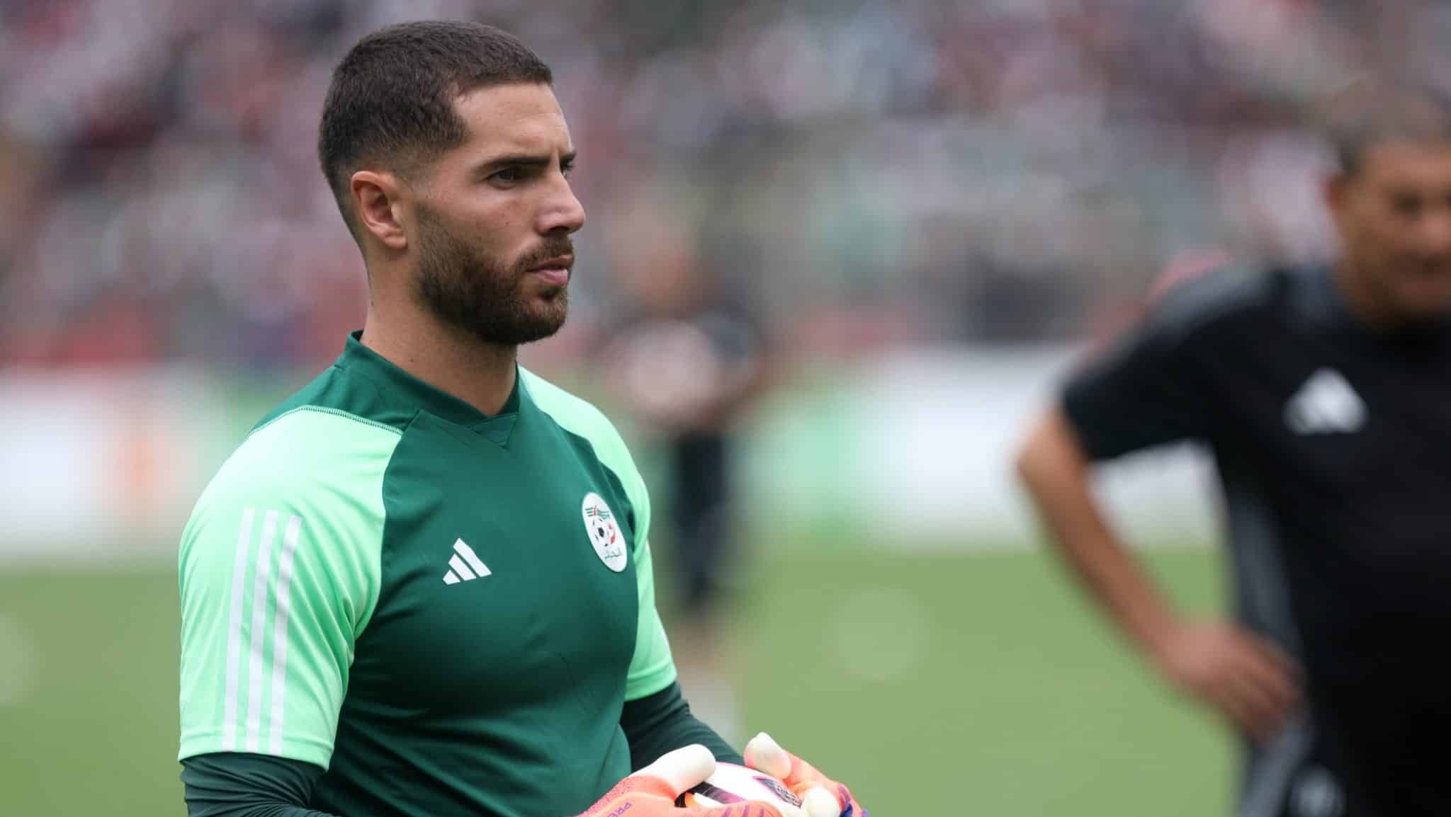 Luca Zidane em ação pela Argélia