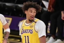 Luka Doncic ao lado de Jaxson Hayes - Jevone Moore/Icon Sportswire via Getty Images