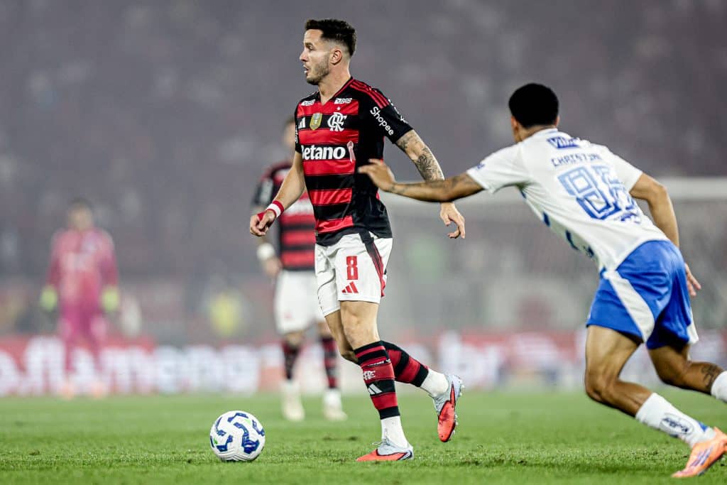 Saul em Flamengo x Cruzeiro