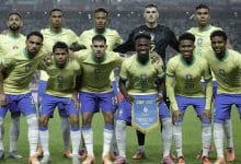 Seleção antes de amistoso contra a Coreia do Sul