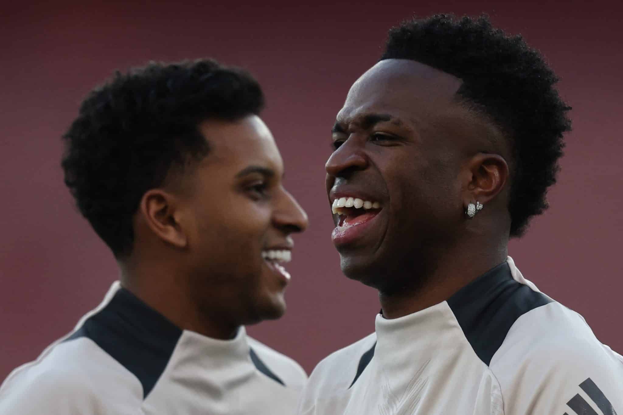 Rodrygo e Vini Jr, estrelas do Brasil, pelo Real Madrid