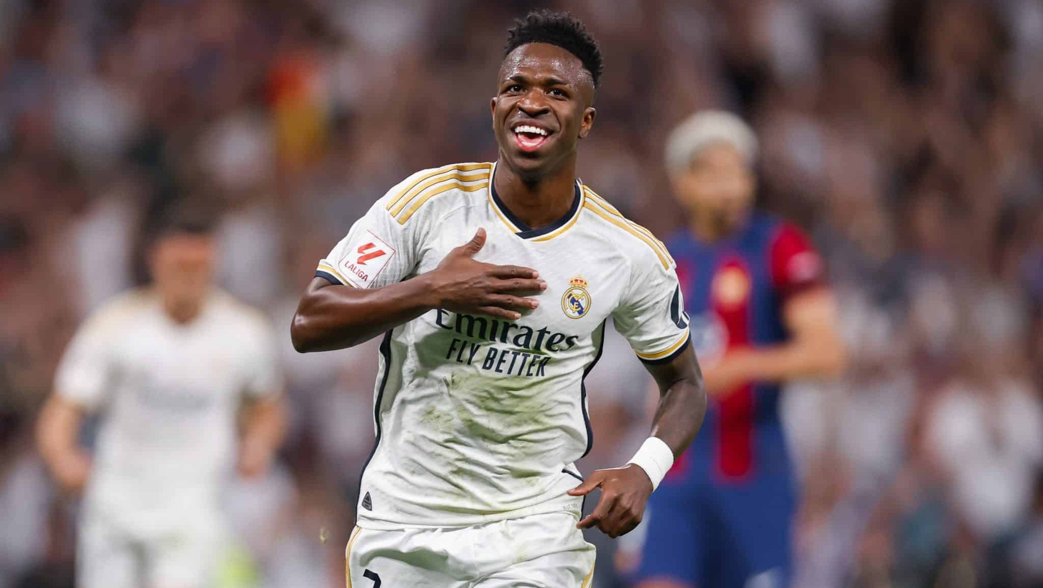 Vinicius Júnior em ação pelo Real Madrid