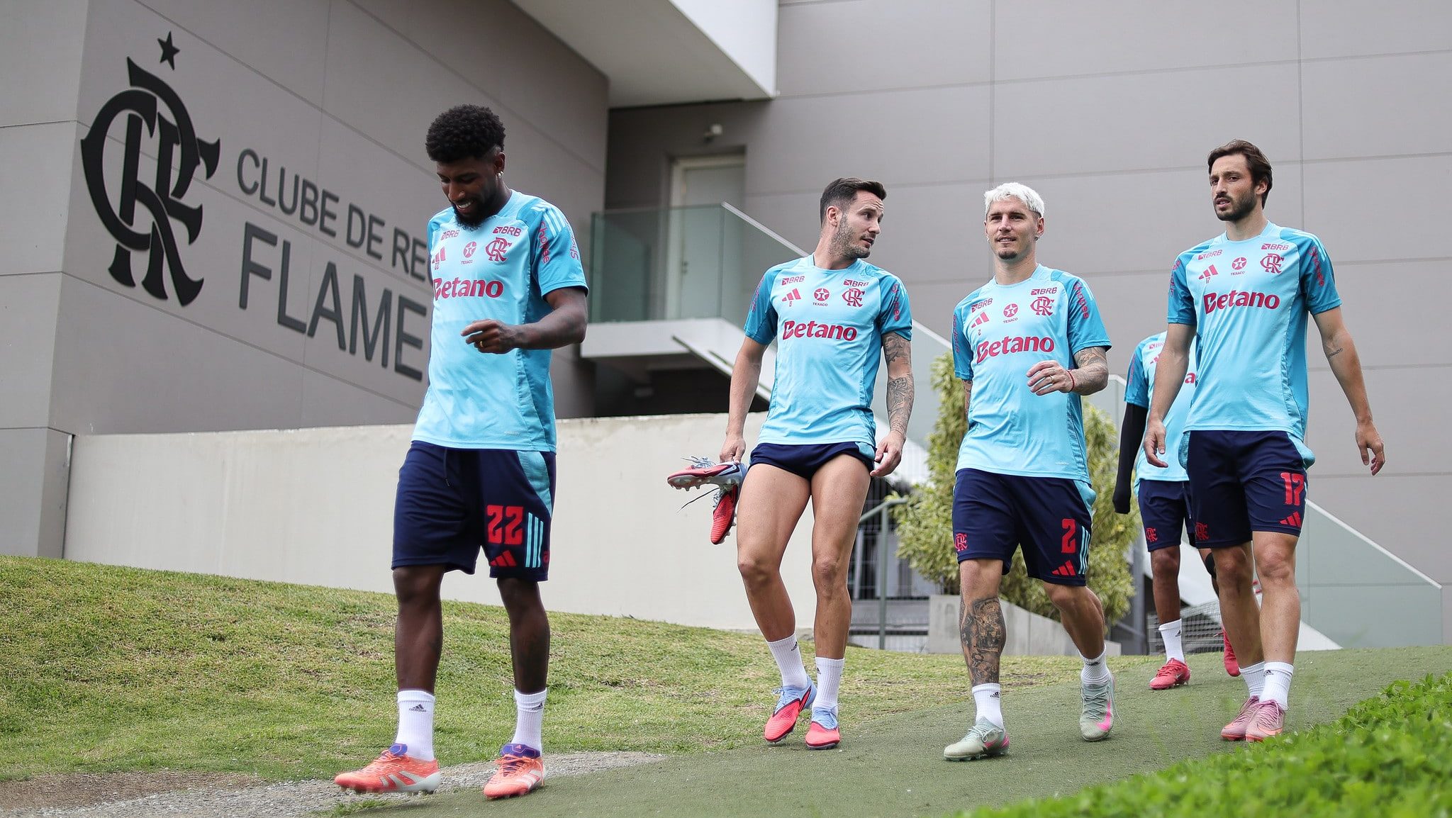 Jogadores do Flamengo