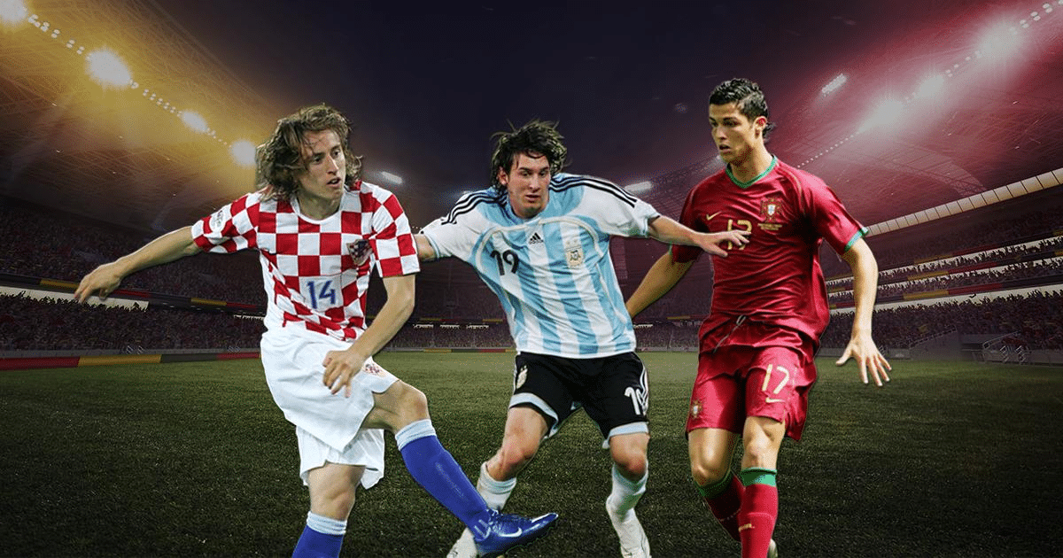 Modric, Messi e Cristiano Ronaldo