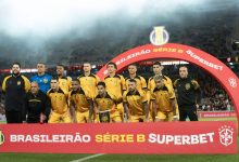 Time do Amazonas perfilado em campo