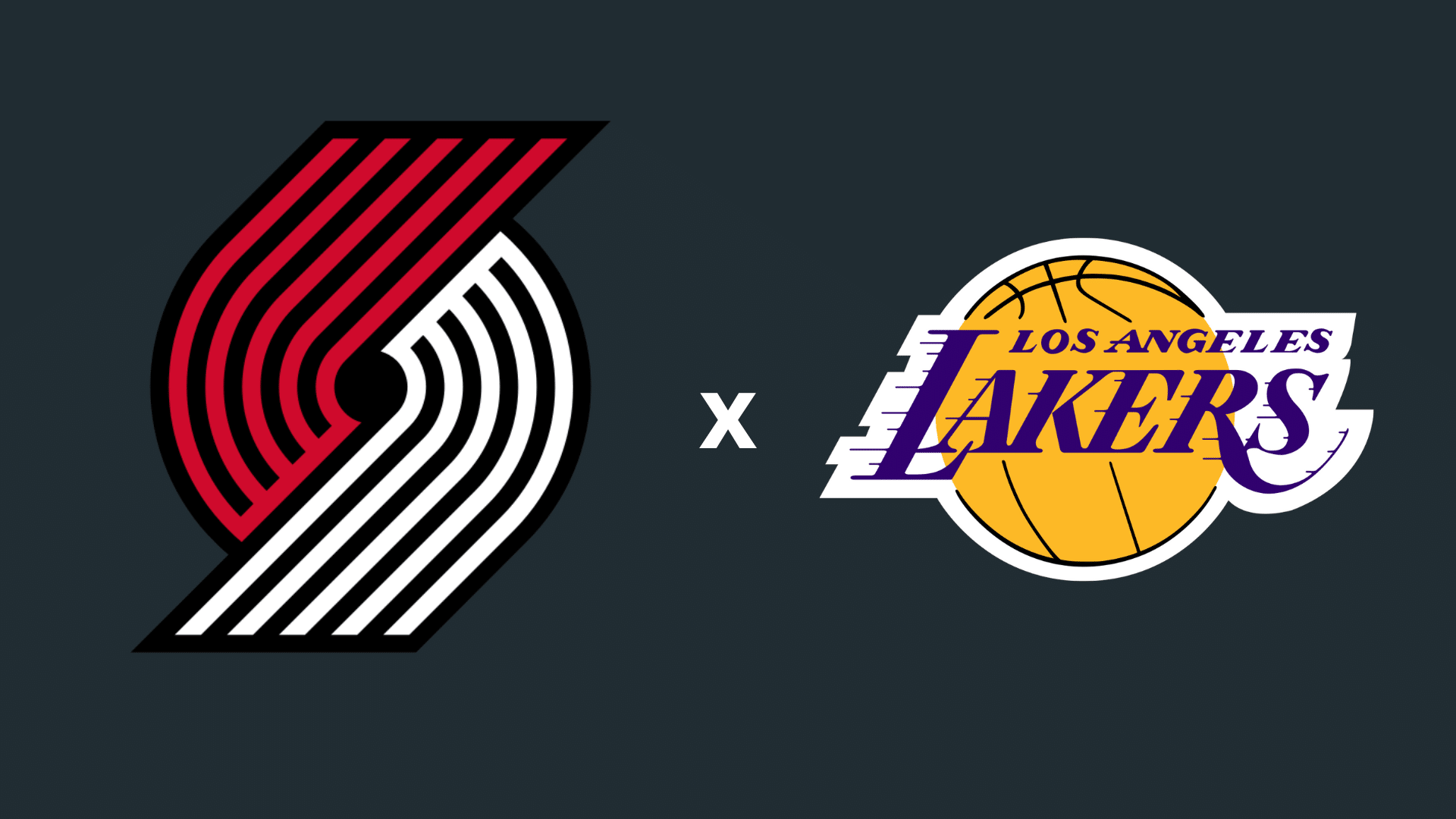 Portland Blazers x Los Angeles Lakers