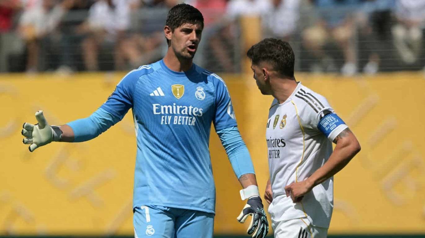 Courtois e Valverde estão lesioandos