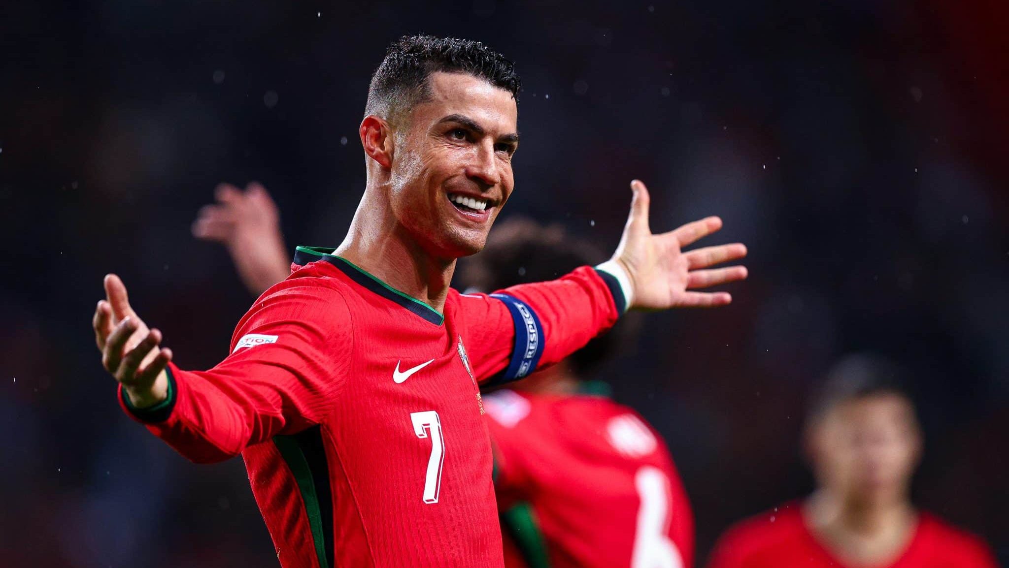 Cristiano Ronaldo em ação por Portugal
