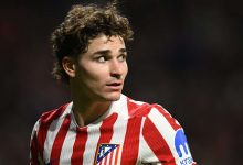 Julián Alvarez em ação pelo Atlético de Madrid