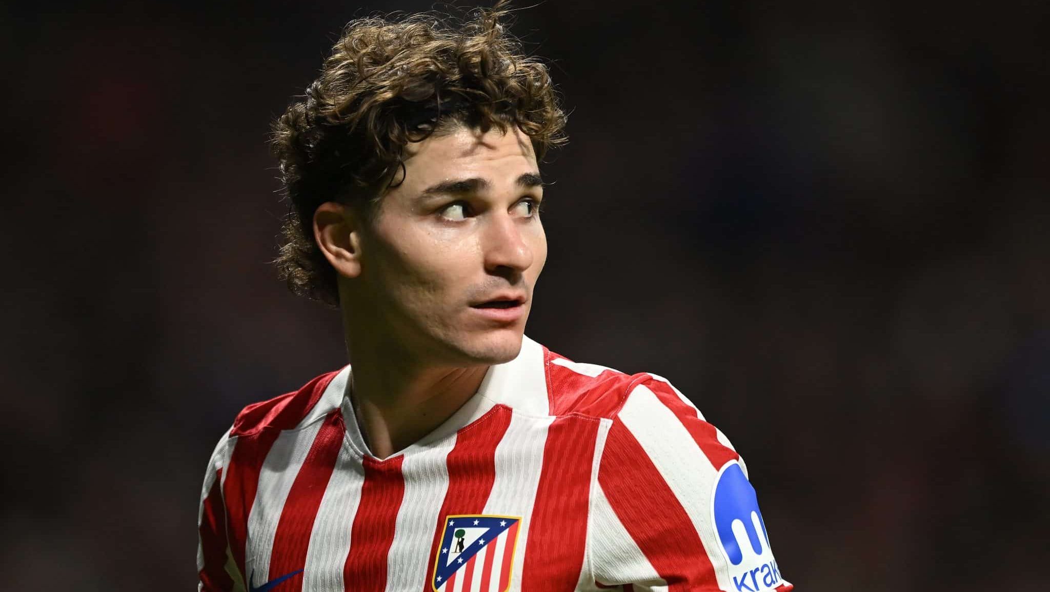 Julián Alvarez em ação pelo Atlético de Madrid