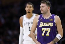 Os Lakers, de Luka Doncic, venceram os Spurs, de Wembanyama