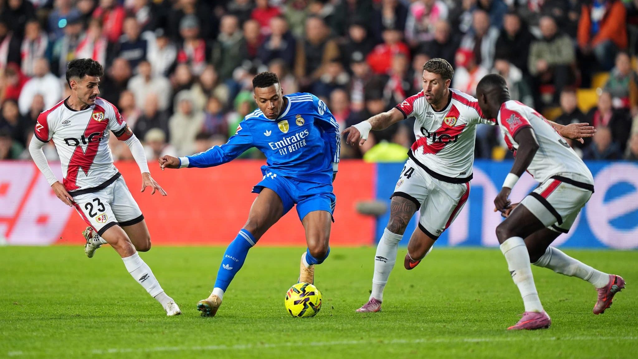 Mbappé contra o Rayo Vallecano