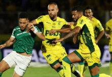 Vitor Roque jogando Mirassol x Palmeiras