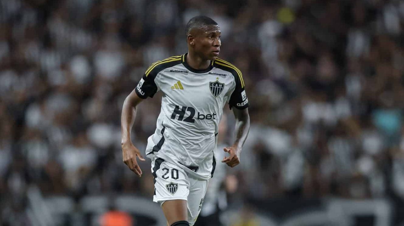 Patrick jogando pelo Atlético-MG