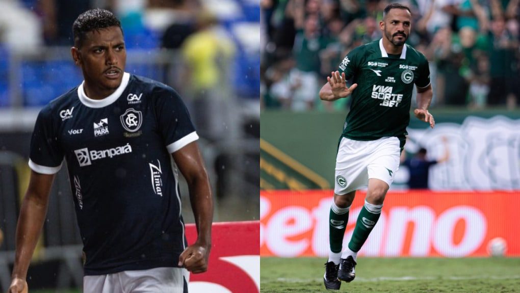 Pedro Rocha, do Remo, e Anselmo Ramon, do Goiás