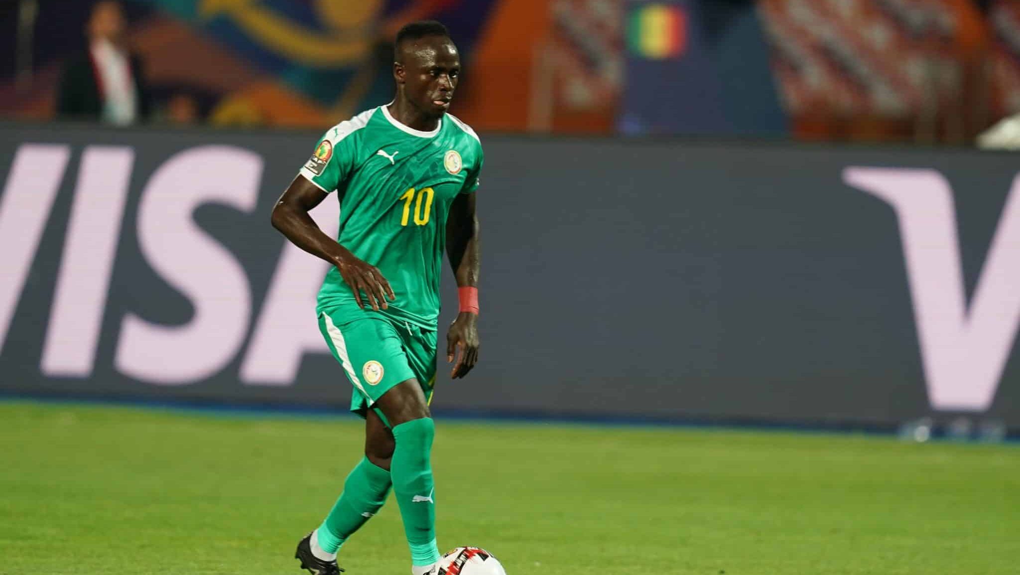 Sadio Mané em ação por Senegal - Ulrik Pedersen/NurPhoto via Getty Images
