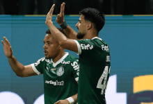 Vitor Roque e Flaco López - Palmeiras