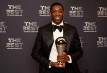 Dembélé recebeu o prêmio The Best 2025